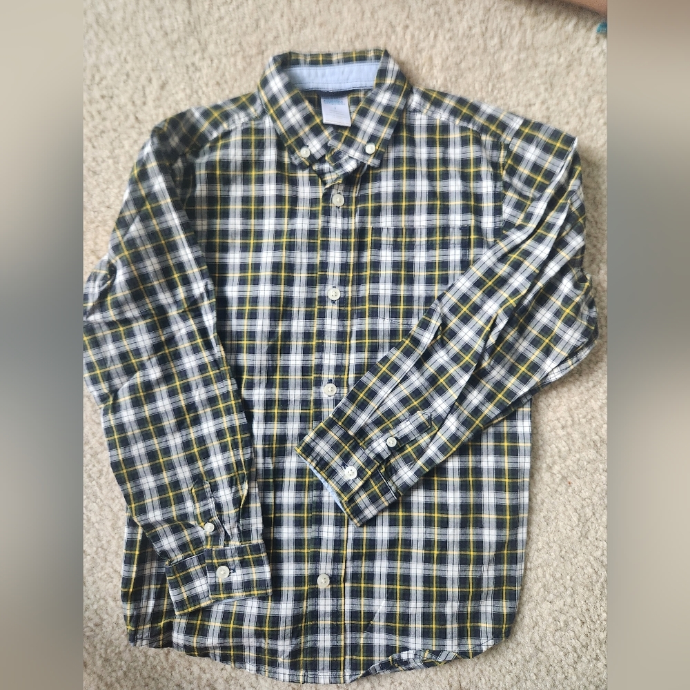 Boy's plaid button up